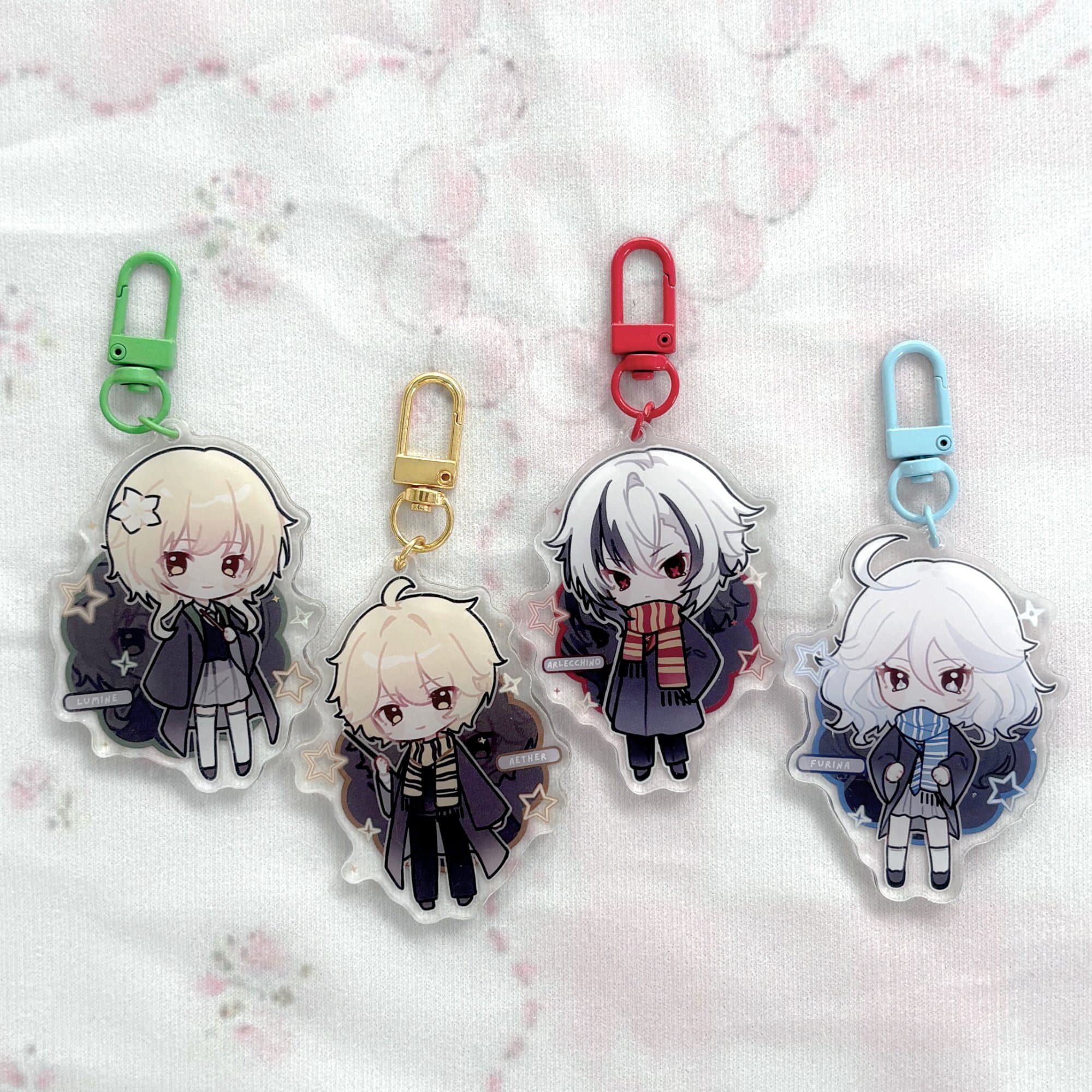 Genshin X Hogwarts Keychain