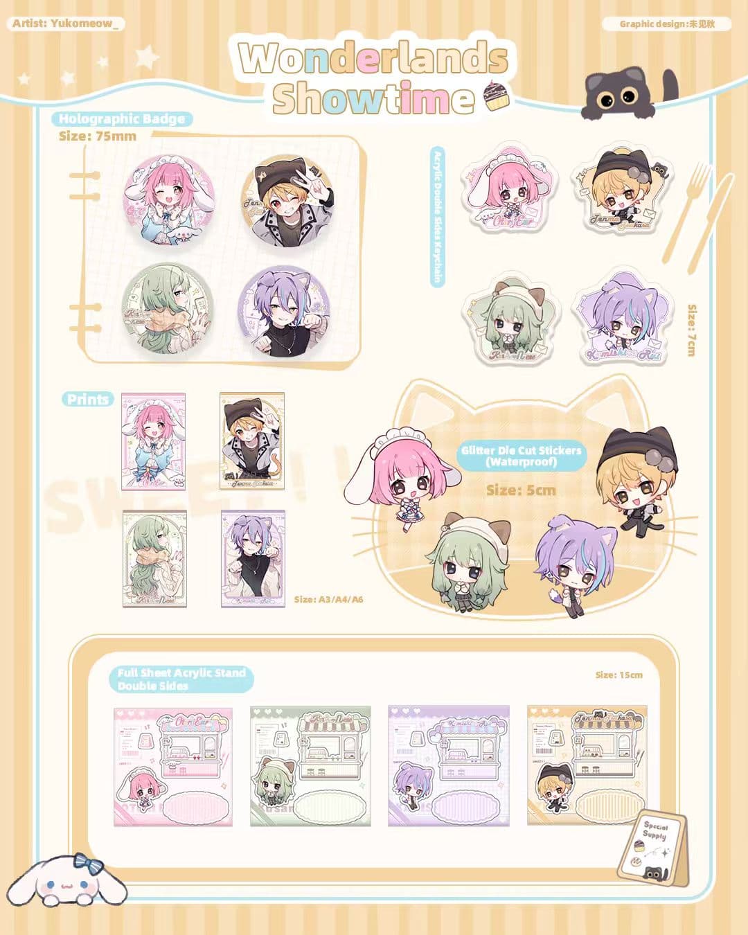 Wonderlands x Showtime Merch Set
