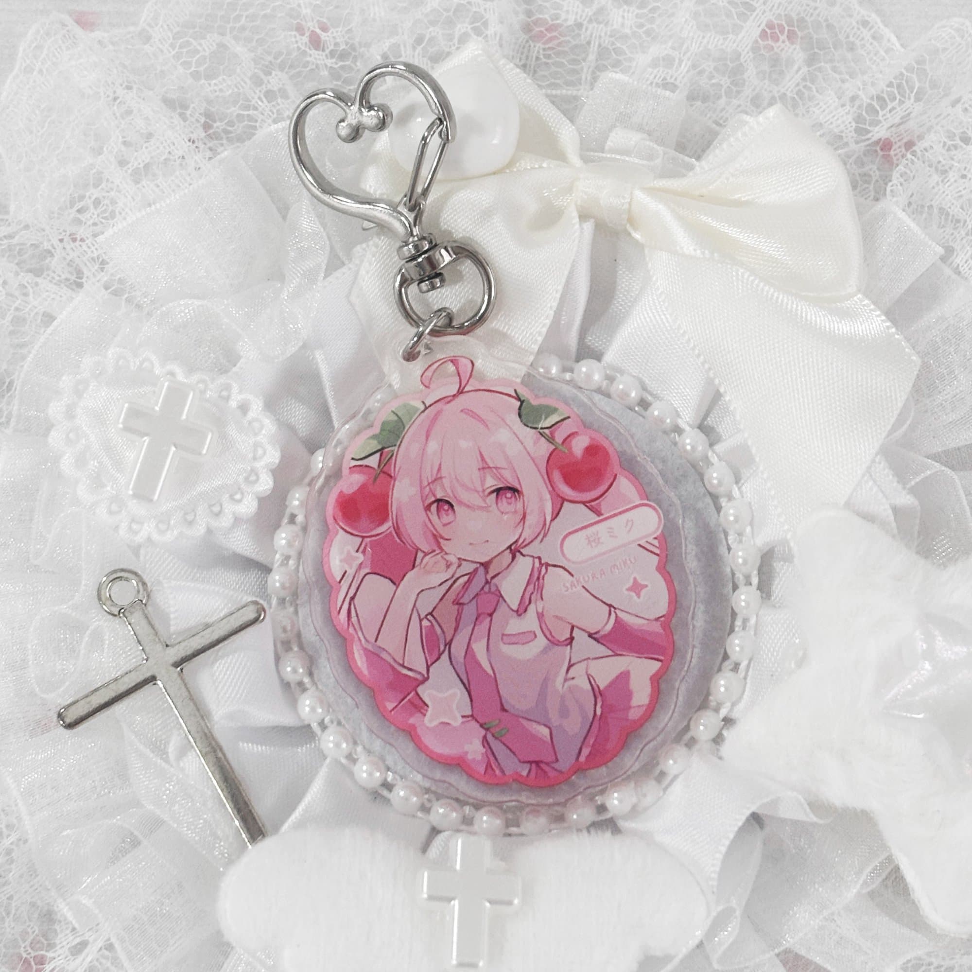 Sakura Miku Acrylic Keychain