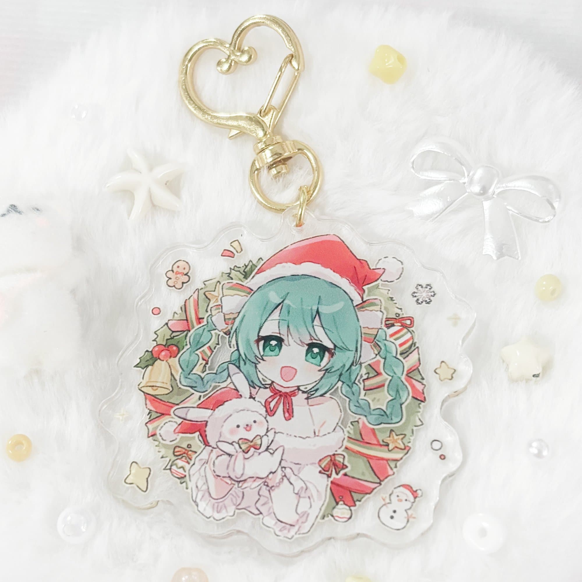 Christmas Miku Acrylic Keychain
