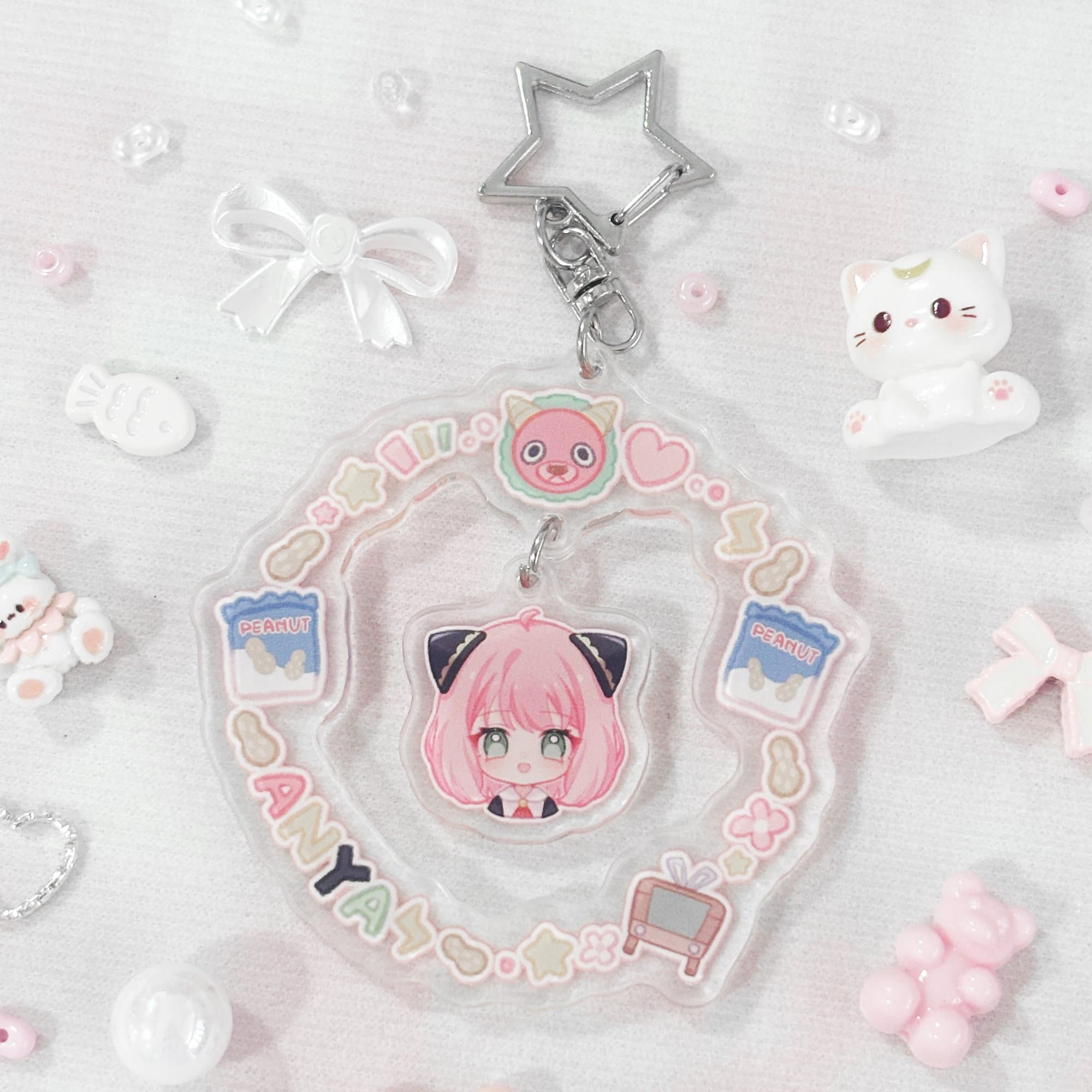 Anya Wreath Acrylic Keychain