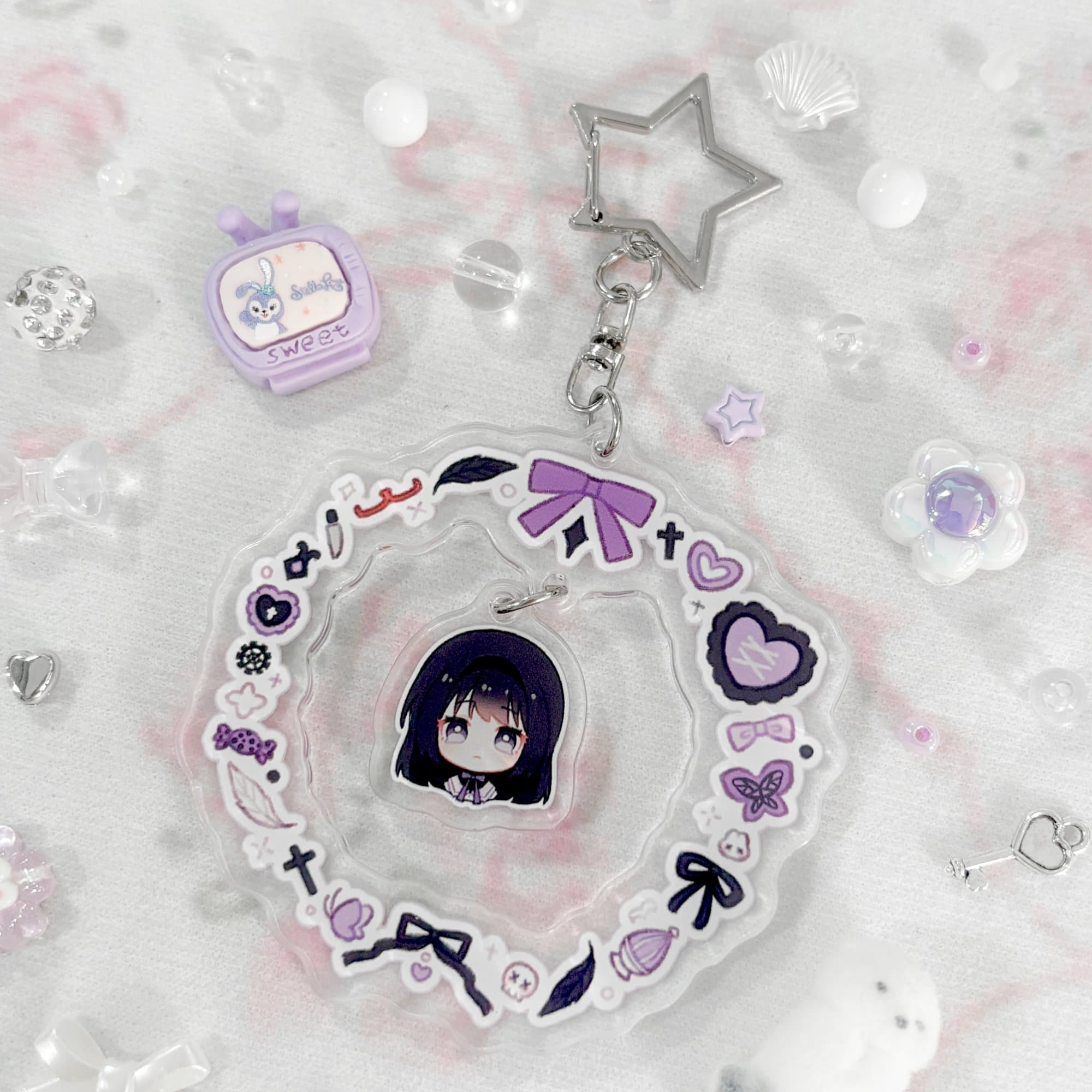 Homura Wreath Acrylic Keychain