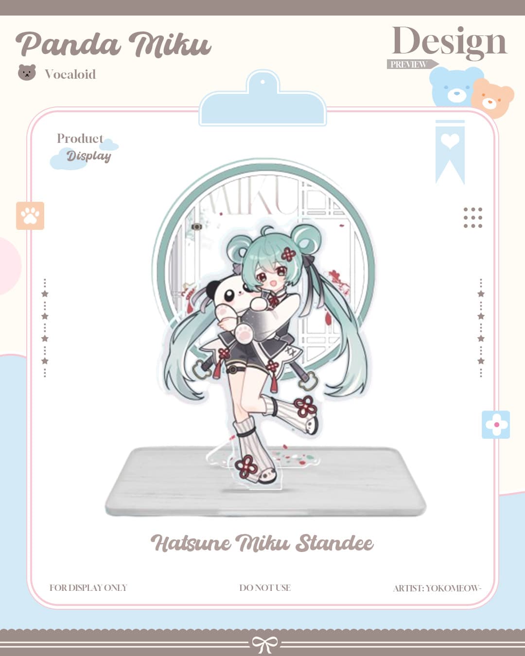 Panda Miku Standee