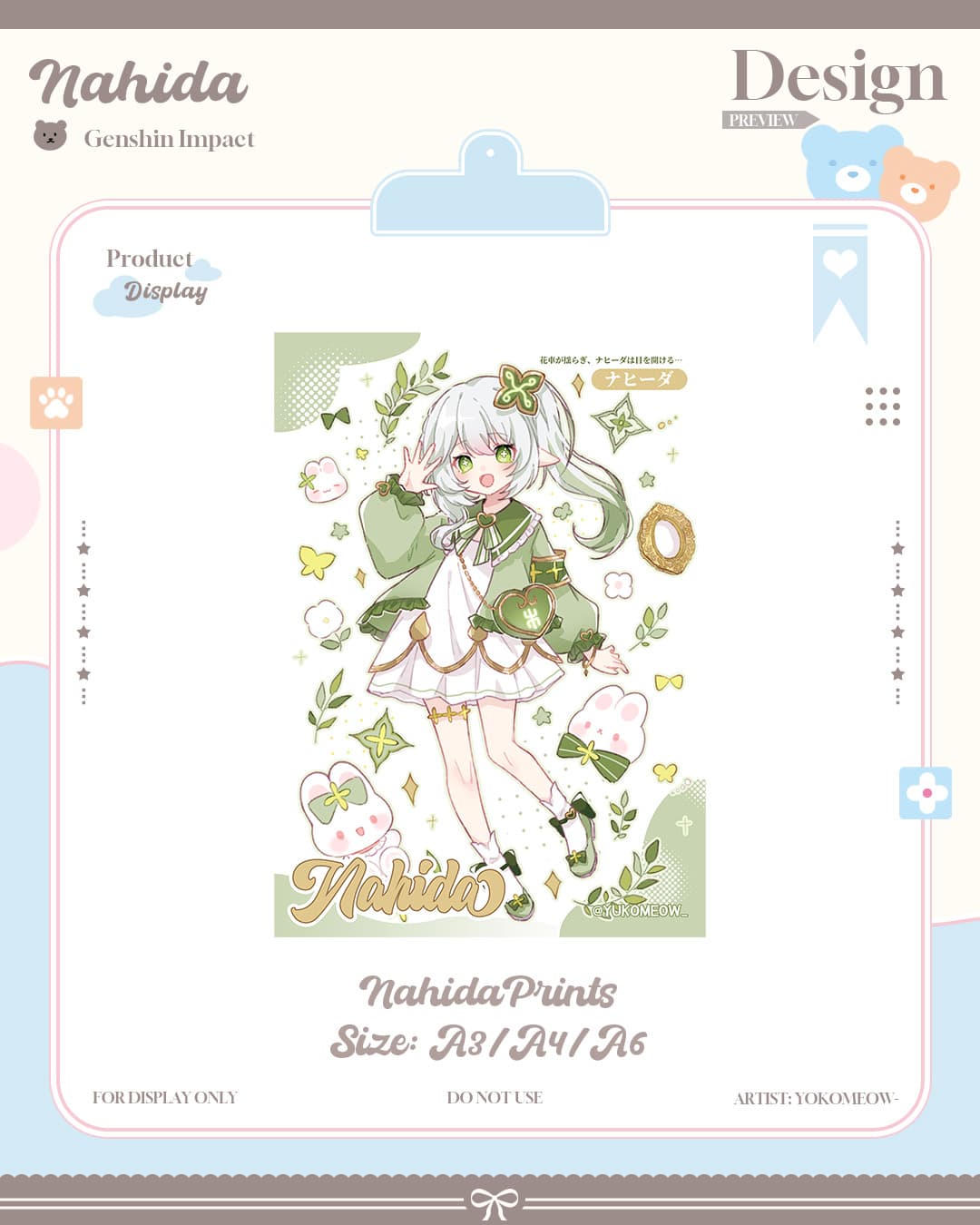 Nahida Prints