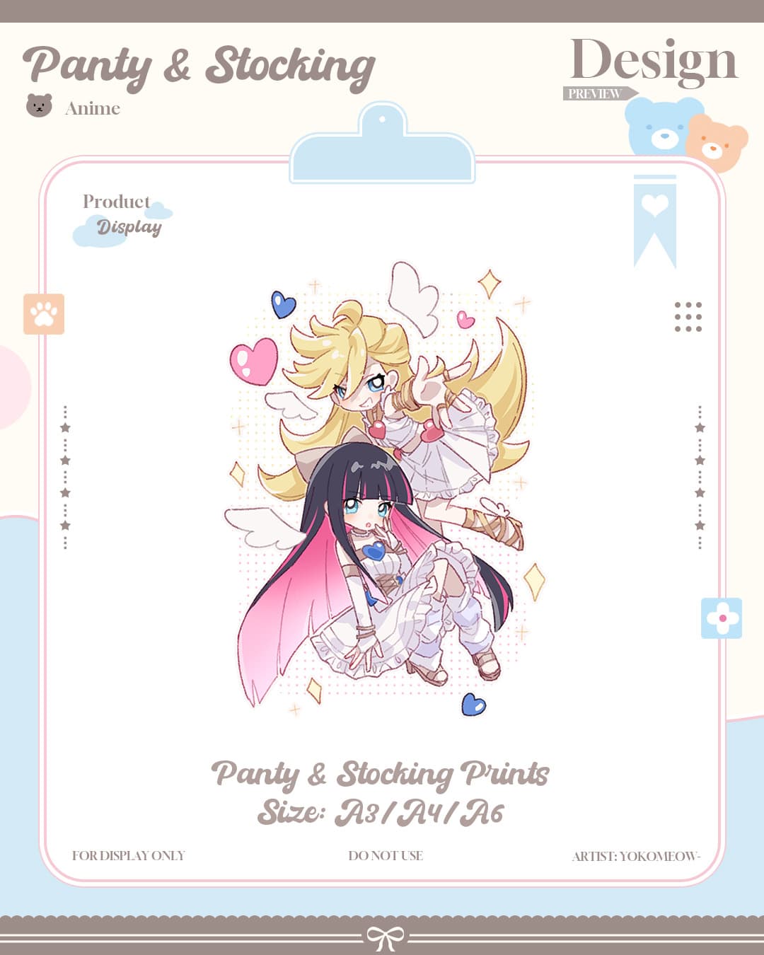 Panty & Stocking with Garterbelt Prints