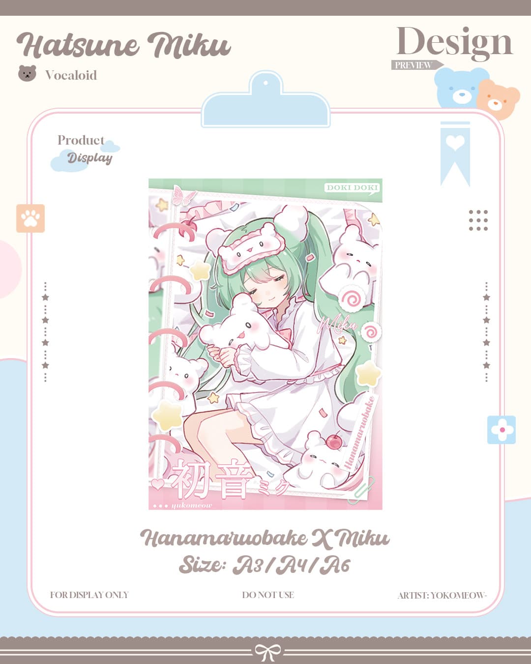 Miku X Hanamaruobake Prints