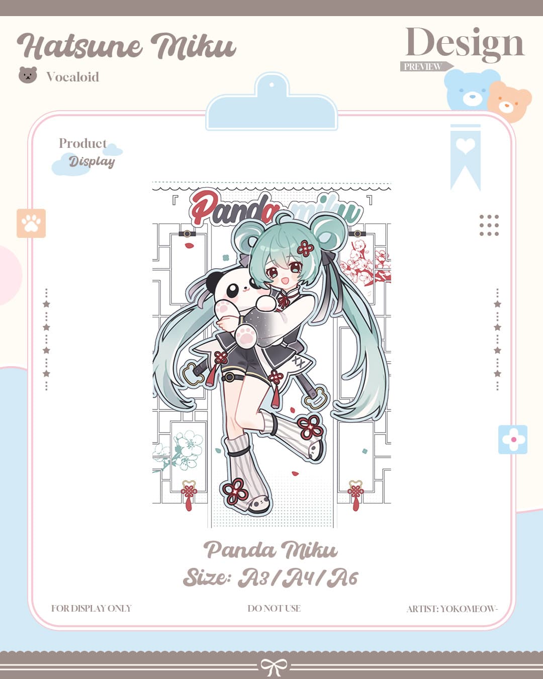 Panda Miku Prints