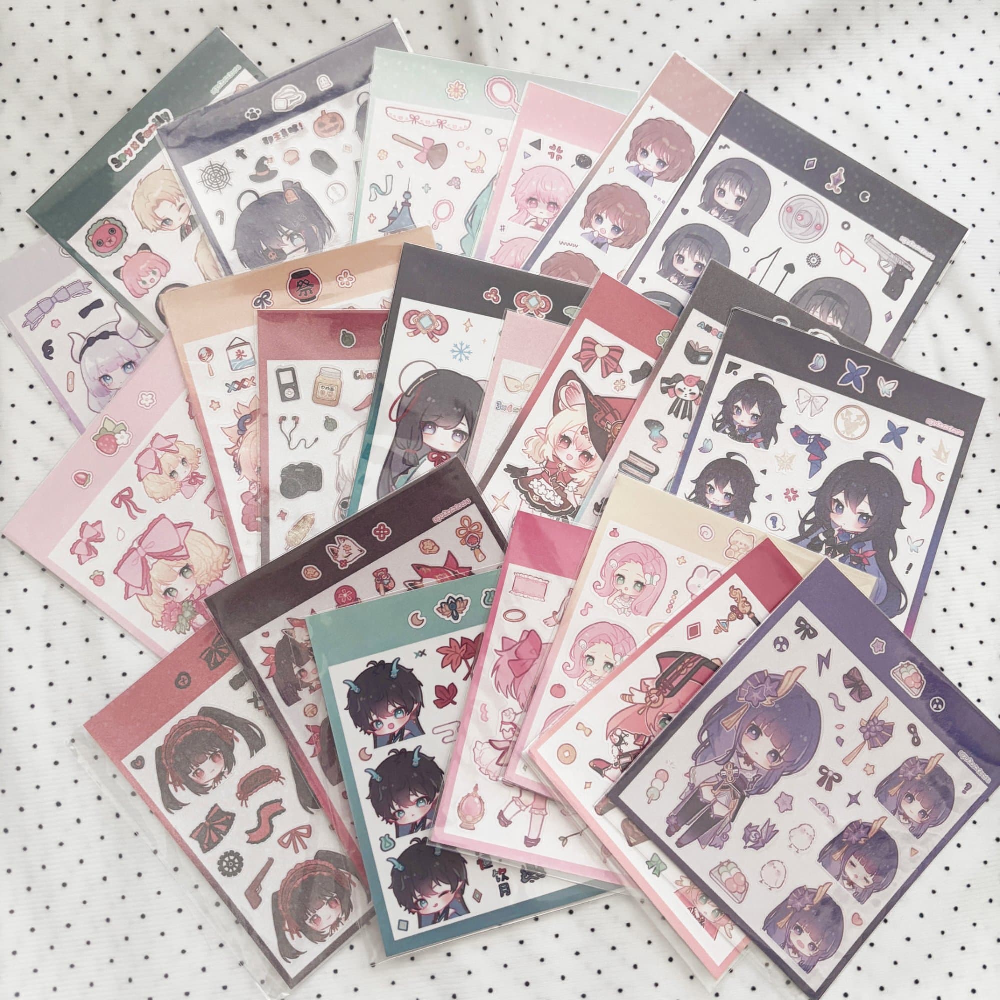 Game/Anime Fanart Sticker Sheet